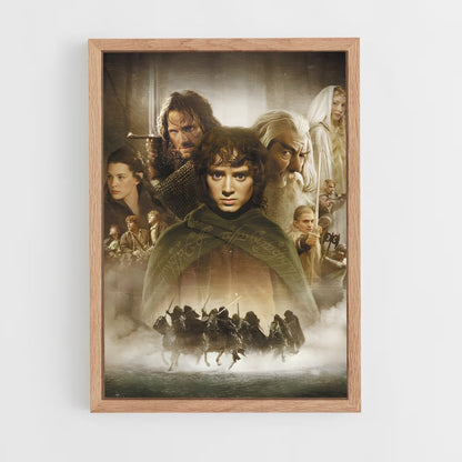 lord-of-the-ring-2 cadre Bois clair