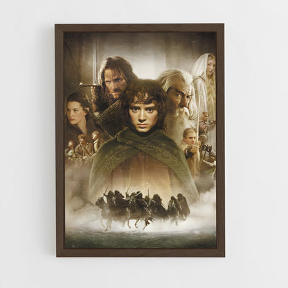 lord-of-the-ring-2 cadre Bois foncé