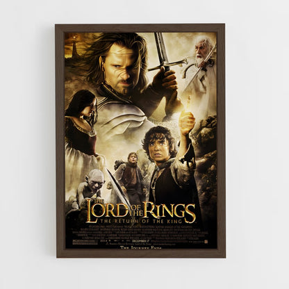 lord-of-the-ring-5 cadre Bois foncé