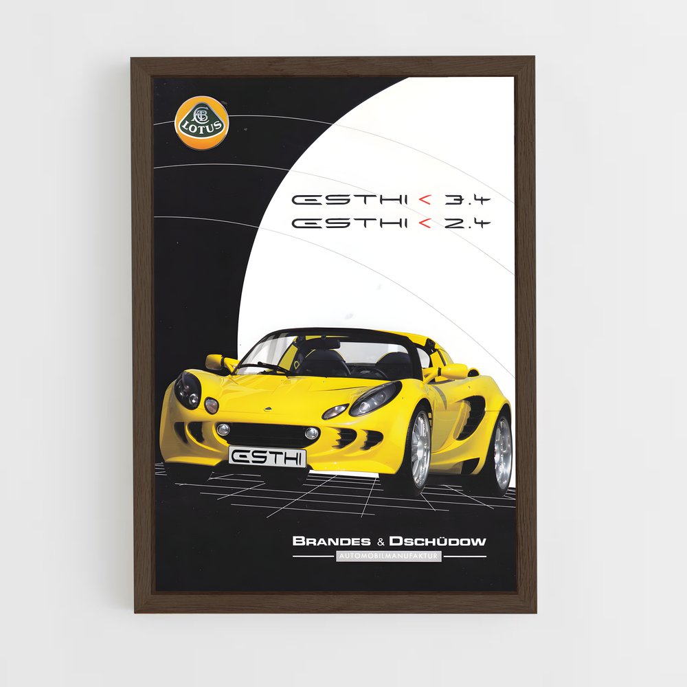 lotus-6 cadre Bois foncé