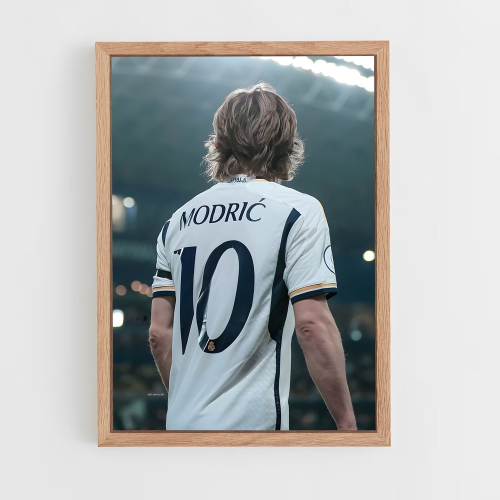 luka-modric-4 cadre Bois clair