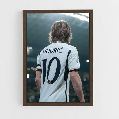 luka-modric-4 cadre Bois foncé