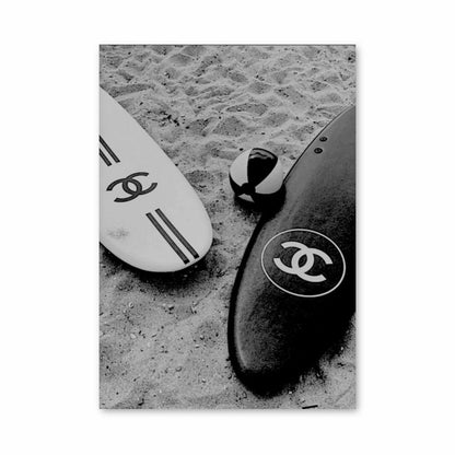 Poster Planche de Surf Chanel