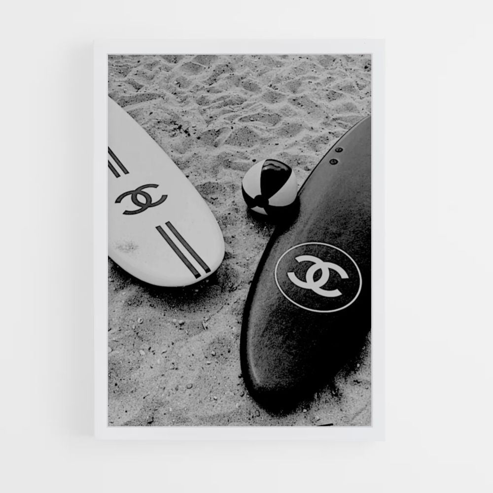 Poster Planche de Surf Chanel