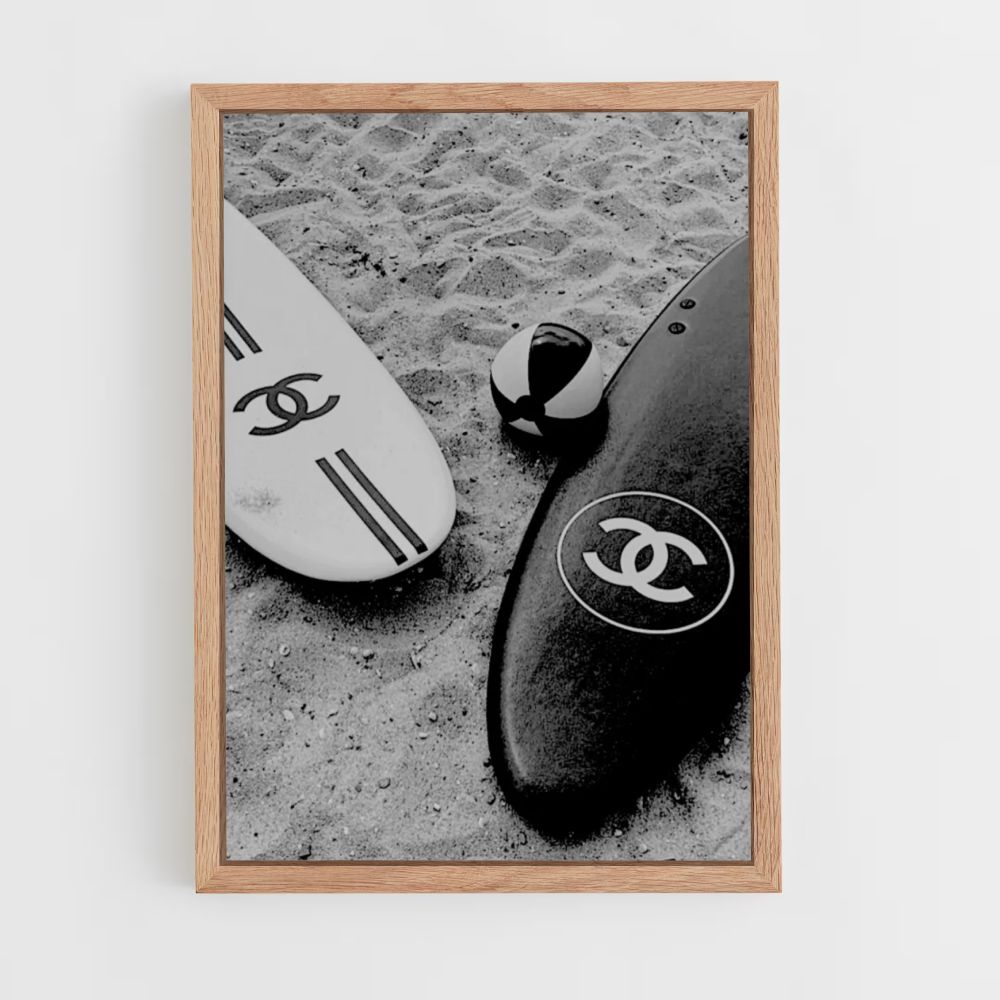 Poster Planche de Surf Chanel