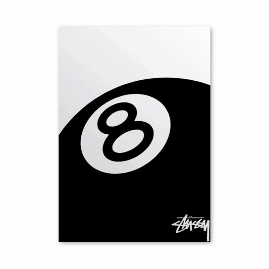 Poster Stussy Billard 8