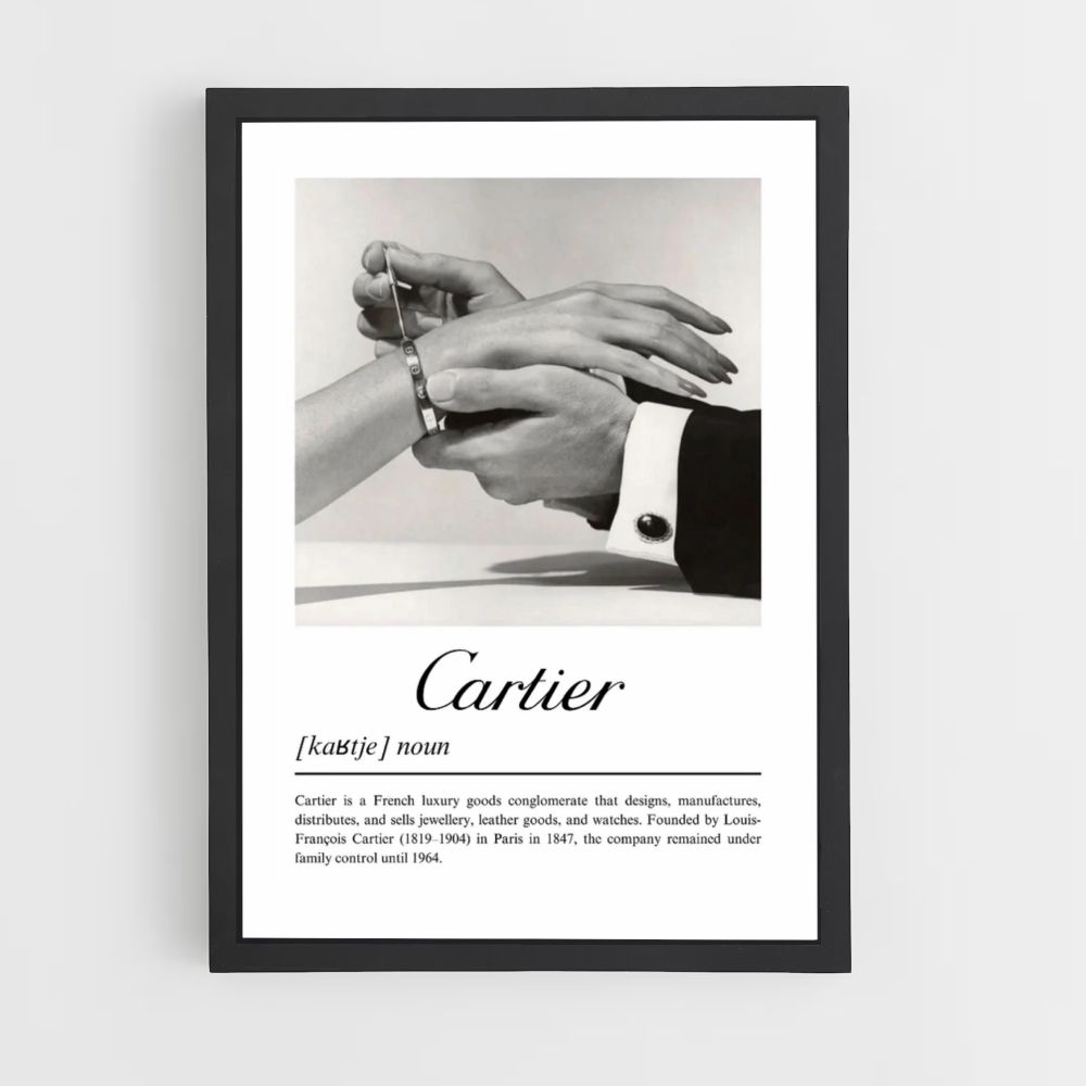 Poster Journal Cartier