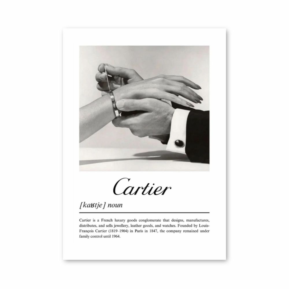 Poster Journal Cartier