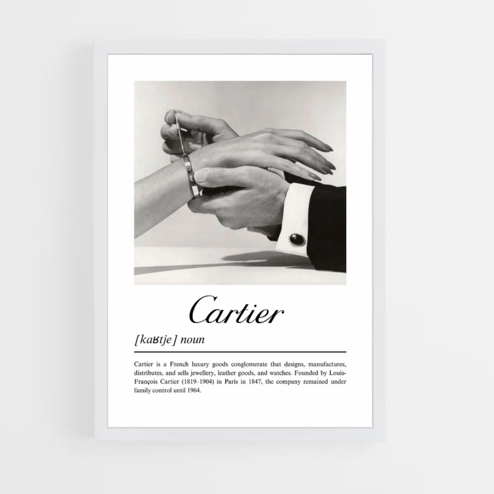 Poster Journal Cartier