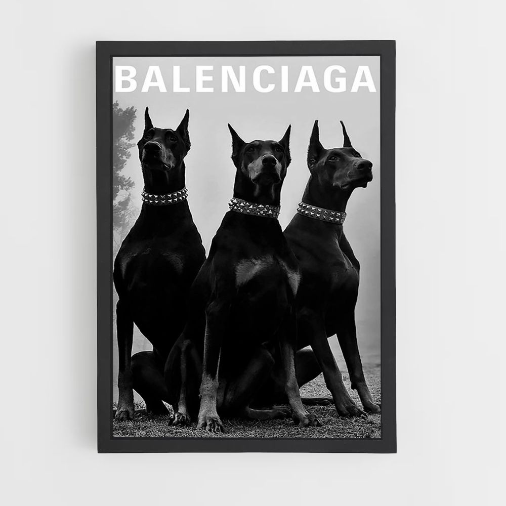 Poster Balenciaga Chien