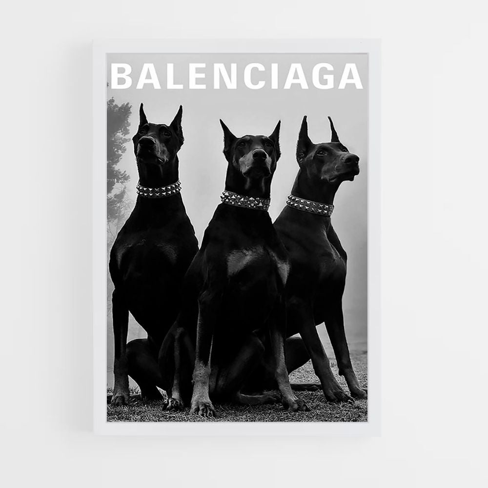 Poster Balenciaga Chien