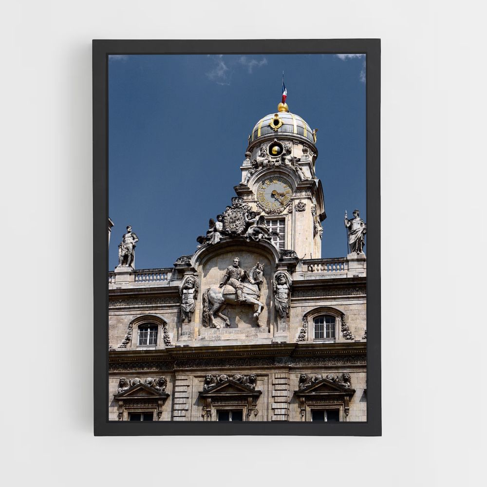 Poster Hotel de ville Lyon