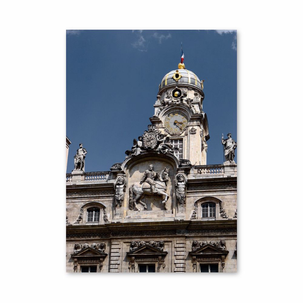 Poster Hotel de ville Lyon