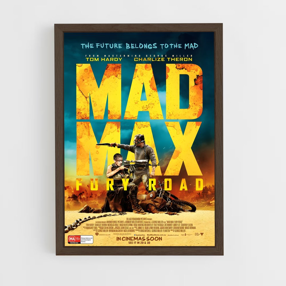 mad-max-10 cadre Bois foncé