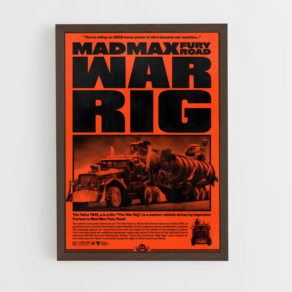 mad-max-12 cadre Bois foncé
