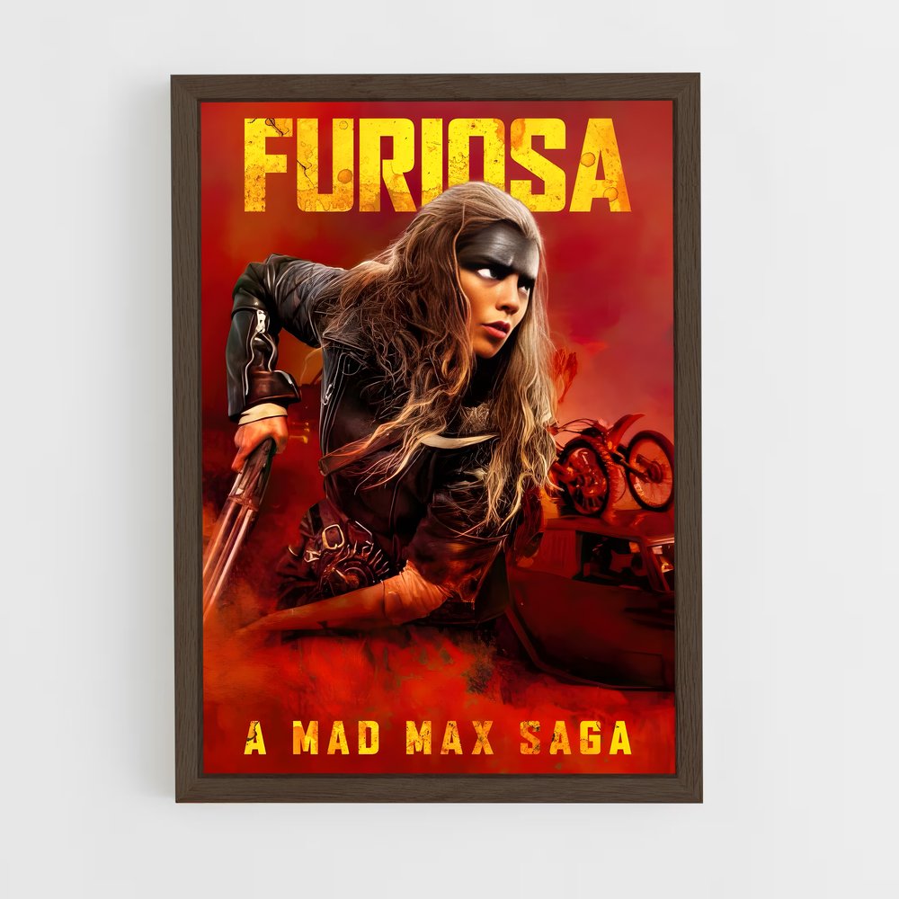 mad-max-24 cadre Bois foncé