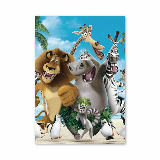 Poster Animaux Madagascar