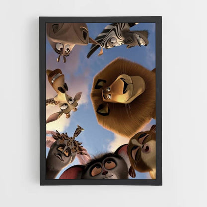 Poster Personnages Madagascar