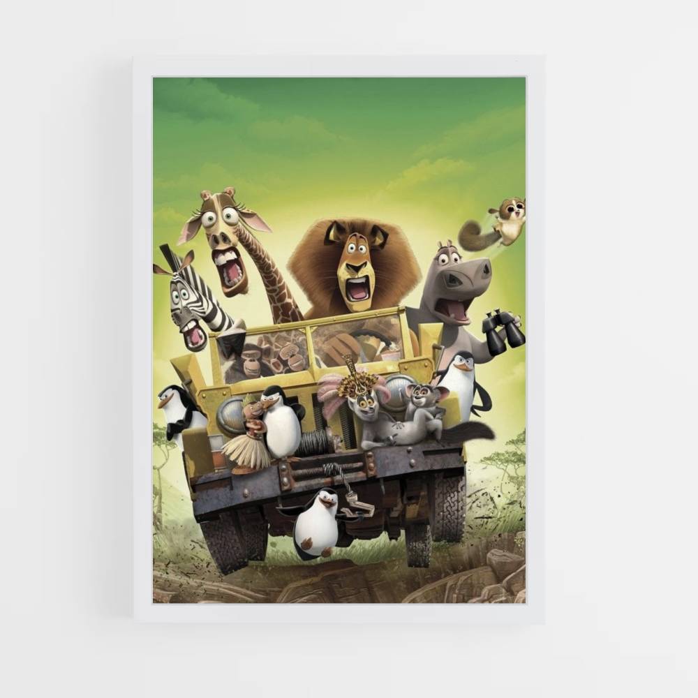 Poster Madagascar Jeep