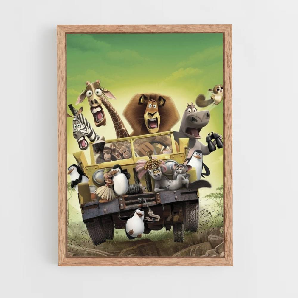 Poster Madagascar Jeep