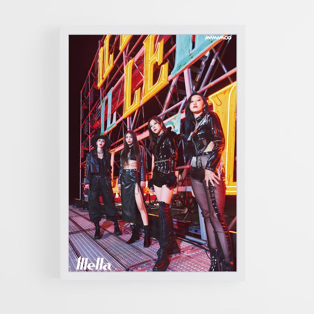 mamamoo-13 cadre Blanc