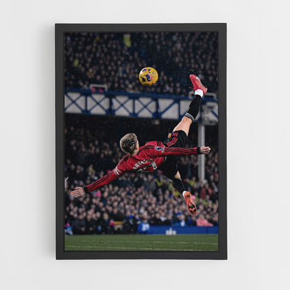 Poster Manchester United Ballon