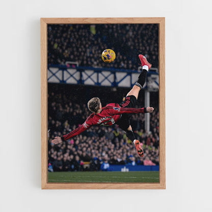 Poster Manchester United Ballon