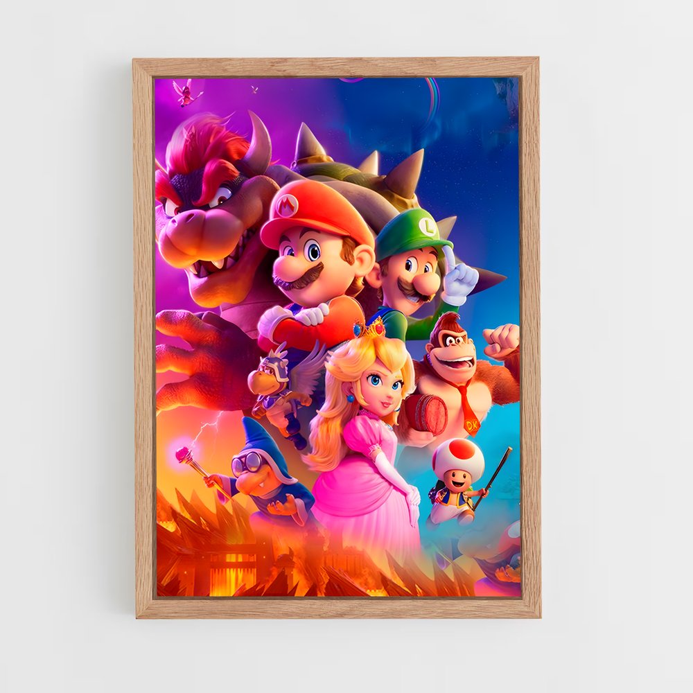 mario-1 cadre Bois clair