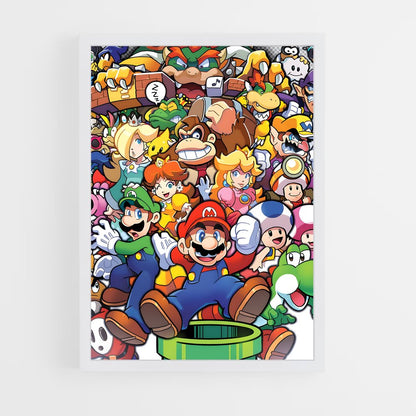 mario-11 cadre Blanc