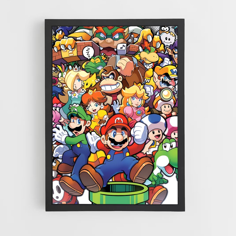 mario-11 cadre Noir