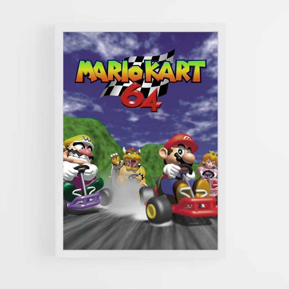 Poster Mario Kart 64