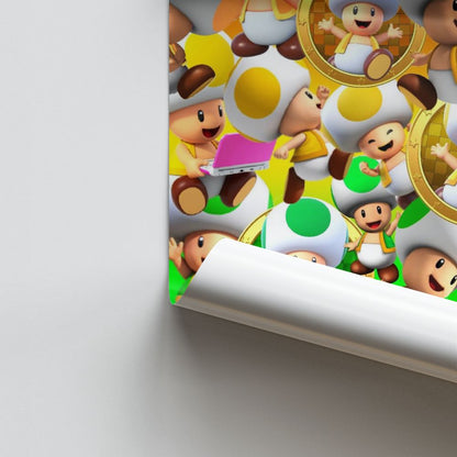 Poster Toad Couleurs