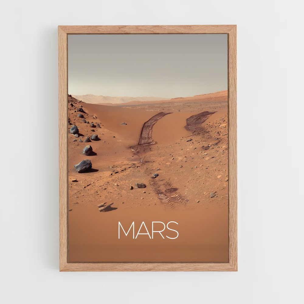 mars-8 cadre Bois clair