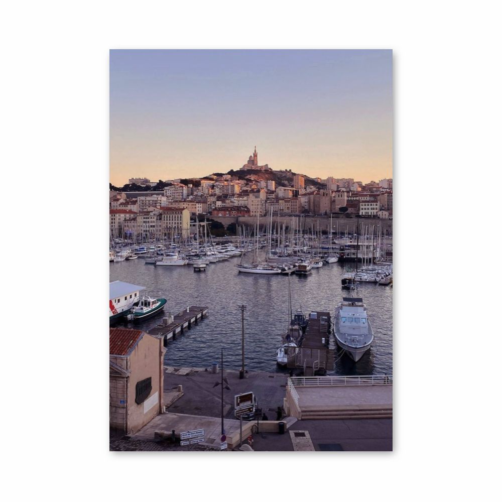 Poster Bateaux Marseille