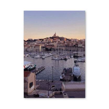 Poster Bateaux Marseille