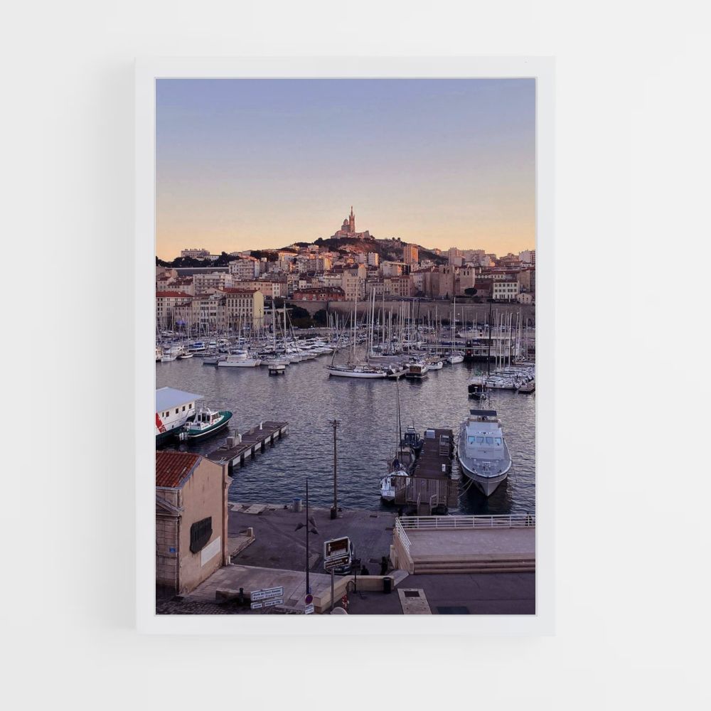 Poster Bateaux Marseille