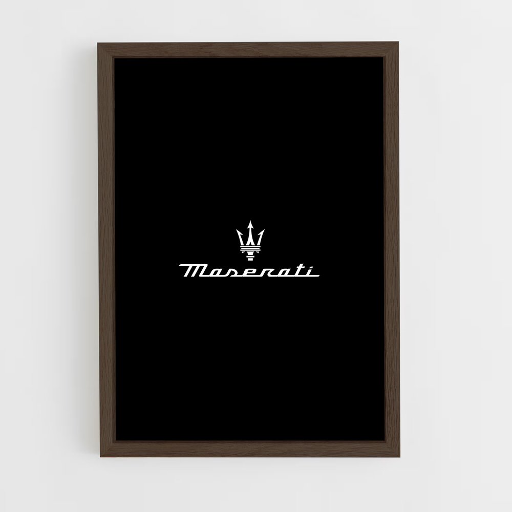 maserati-7 cadre Bois foncé