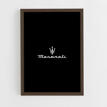 maserati-7 cadre Bois foncé
