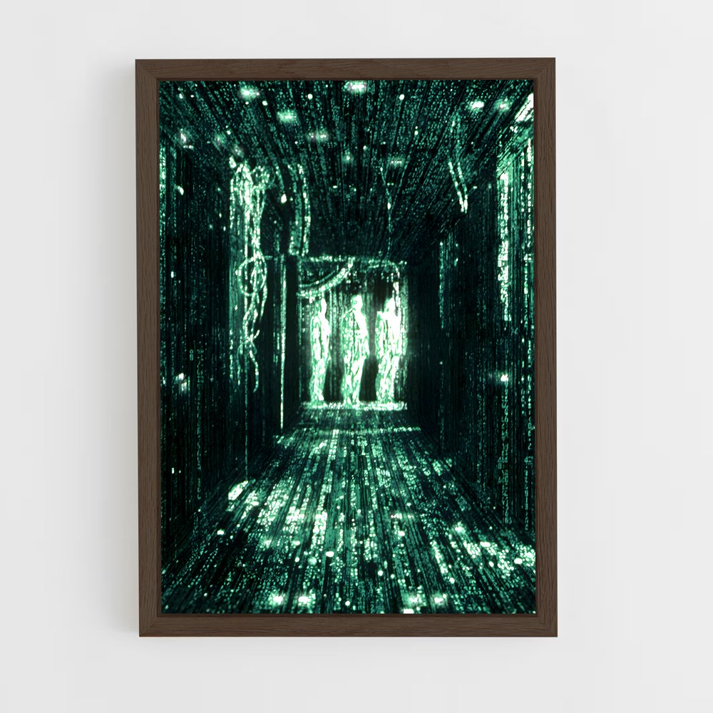 matrix-18 cadre Bois foncé