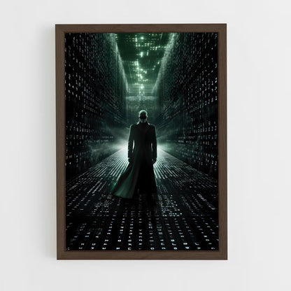 matrix-2 cadre Bois foncé