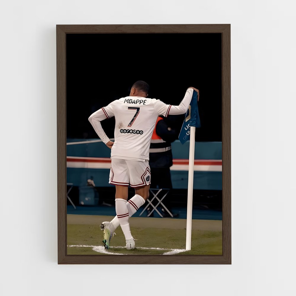 mbappe-2 cadre Bois foncé