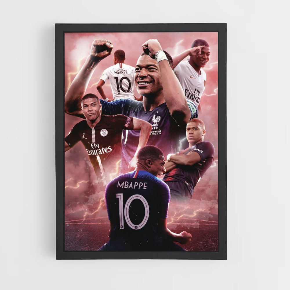 Poster Mbappe Collage