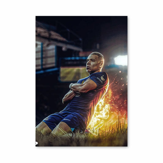 Poster Mbappe Feu