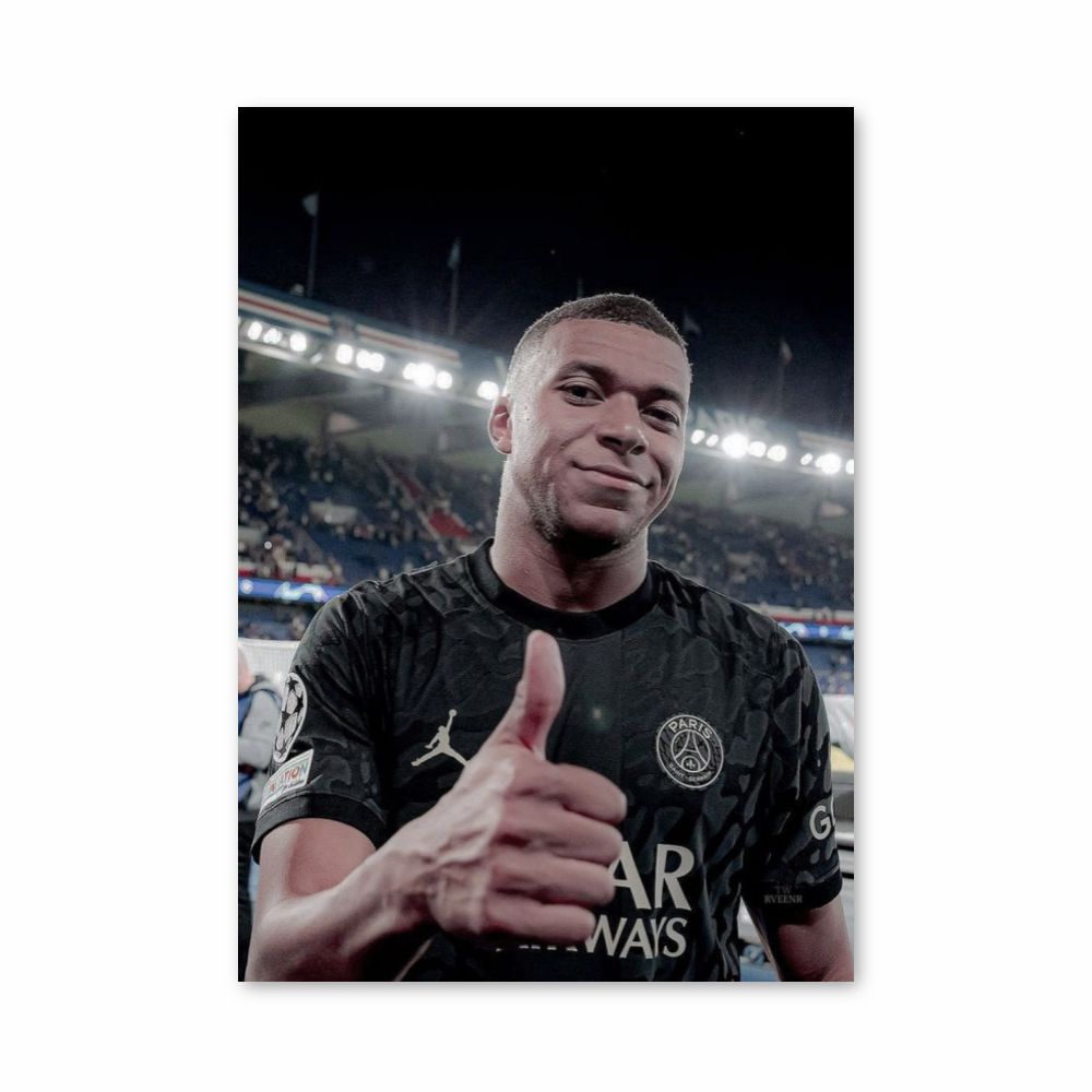 Poster Mbappe Pouce