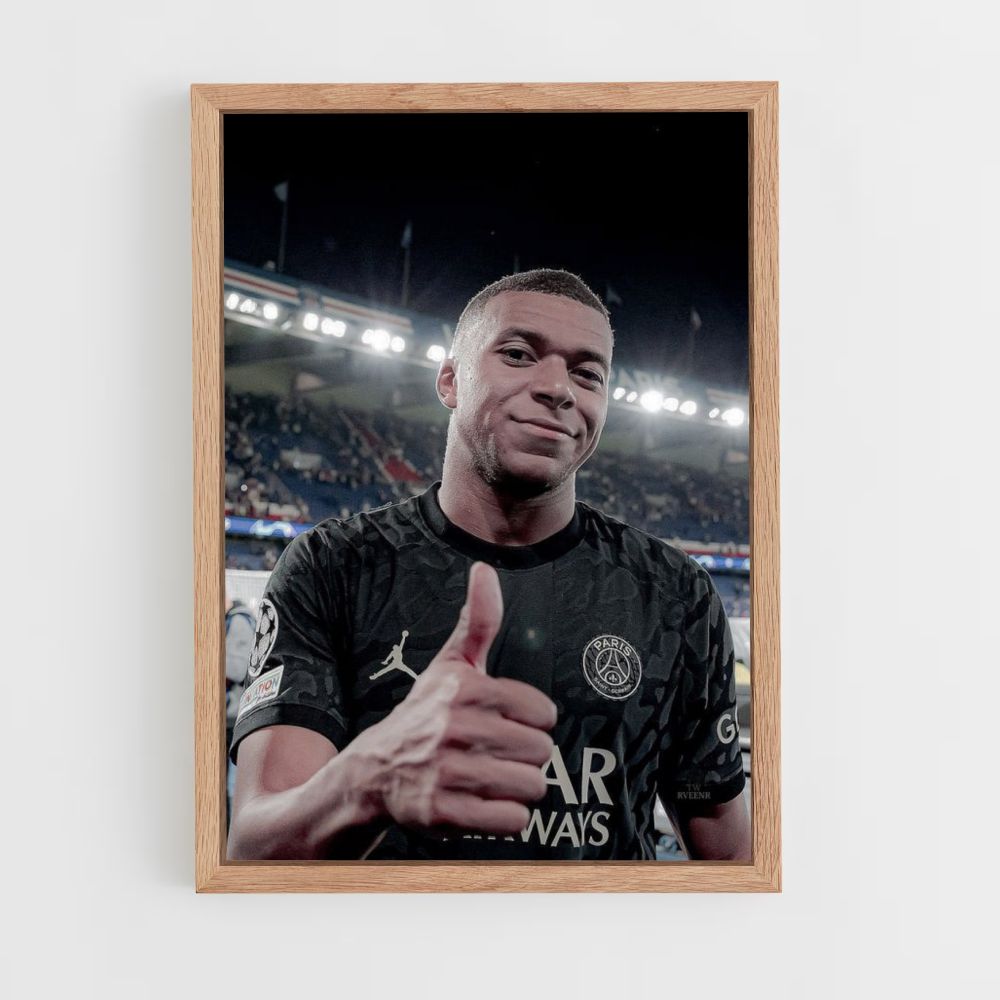 Poster Mbappe Pouce