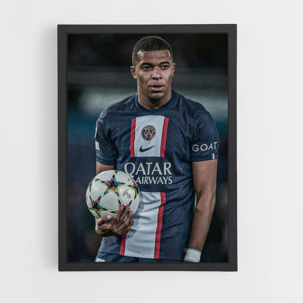 Poster Mbappe Goat