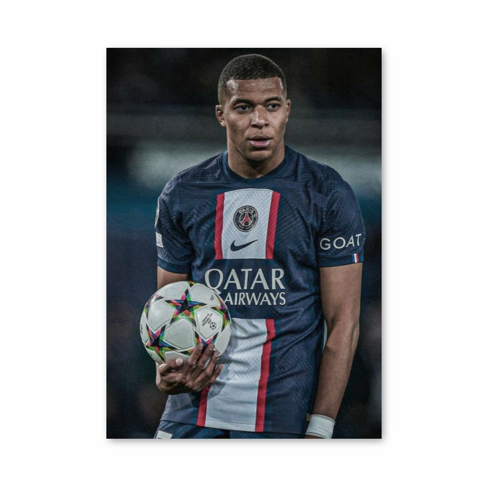 Poster Mbappe Goat