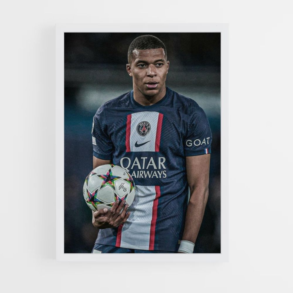 Poster Mbappe Goat