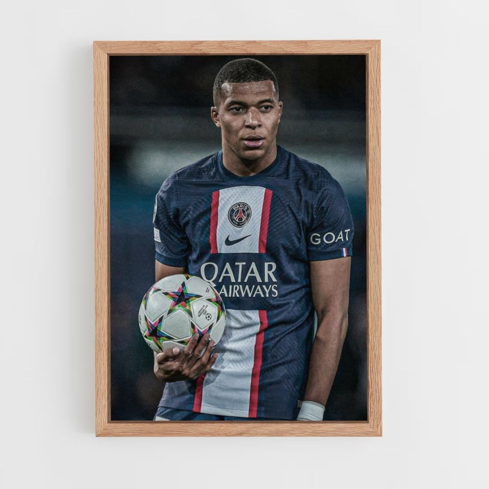 Poster Mbappe Goat