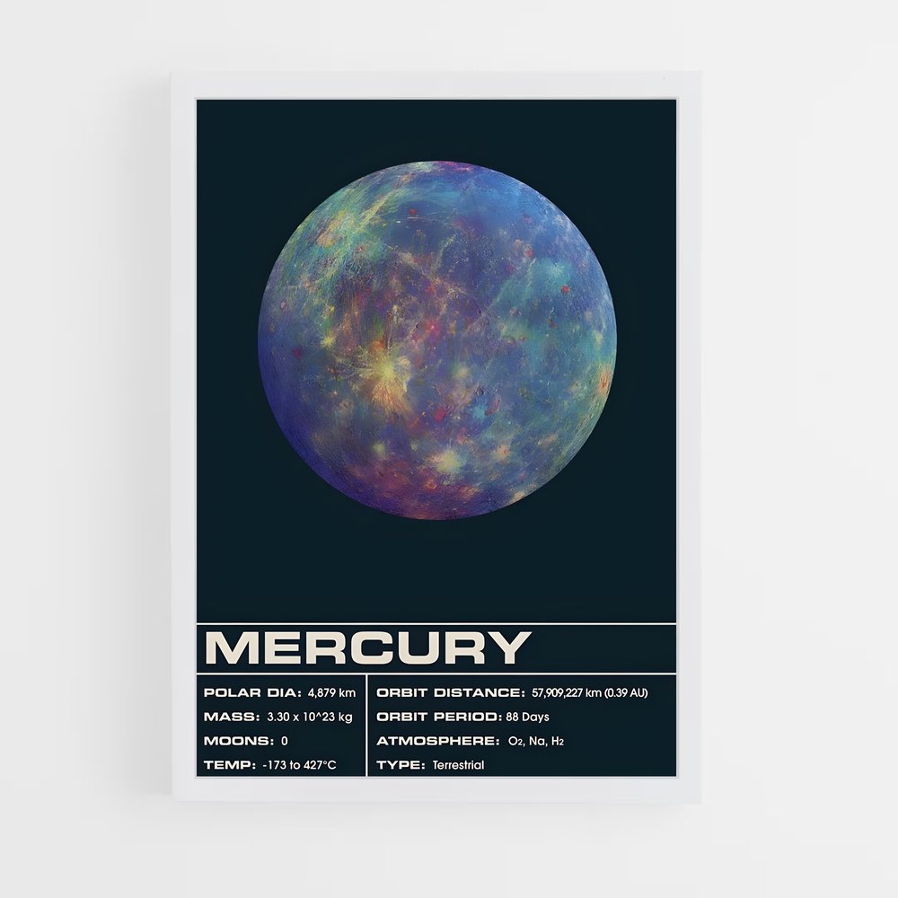 mercury-10 cadre Blanc